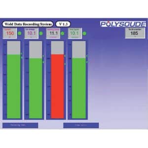 Polysoude Data Acquisition System screen