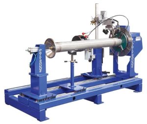 automated welding lathe of stainless steel pipe with tig gtaw automatic welding machine